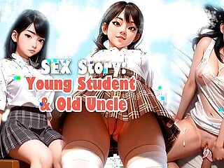 18 Japanese Student Fucked By Old Guy - Uncensored Sex Story free video