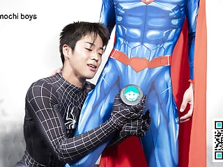 Spiderman X Superman Sexy Costume Roleplay free video