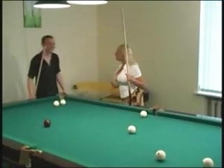 Big Tit Mature Fucked Over A Game Of Pool free video