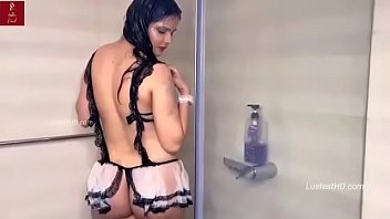 Aabha Paul Big Boobs Hot Sexy Maid In Shower free video
