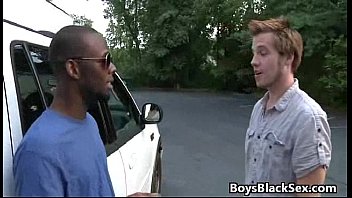 Blacks On Boys - Gay Hardcore Interracial Bareback Sex Video 21