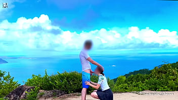 Reaching The Summit - Caught During Risky Outdoor Fuck free video
