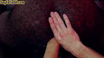 Hairy Black Hunk Assfisted After Gagging By Ir Stud free video