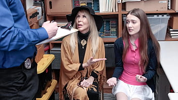 Teen And Her Grandmaa Getting The Lesson On Shoplifting - Liftermilf free video