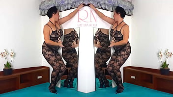 Black Body Stockings. Two Teen Girls Posing In Black Mesh Body Lingerie Sexy Lingerie. Mix 1 free video