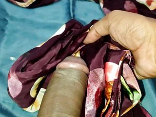 Satin Silk Handjob Porn - Satin Suit Handjob Of Bhabhi (95) free video