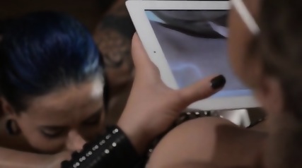 Tatto Girlsongirls Enjoying Sex With Strap On free video