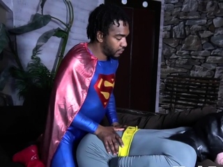 Superman Fucks Batman In Interracial Duo free video