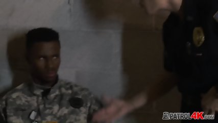 Savage Officers Make Fake Soldier Demolish Their Pussies free video