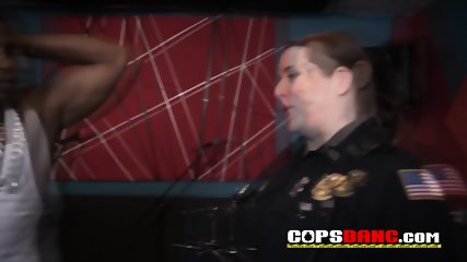 Doggystyle For This Slutty Big Titty Cop And Her Friend