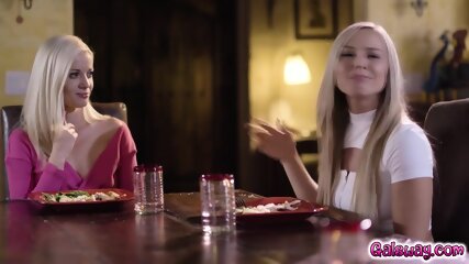 Charlotte And Aidra Took Turns Eating Elena free video